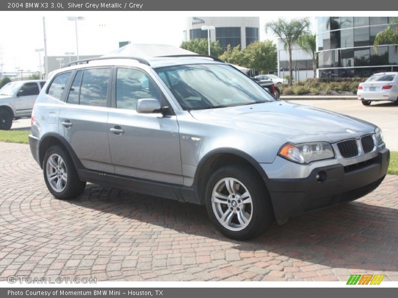 Silver Grey Metallic / Grey 2004 BMW X3 3.0i