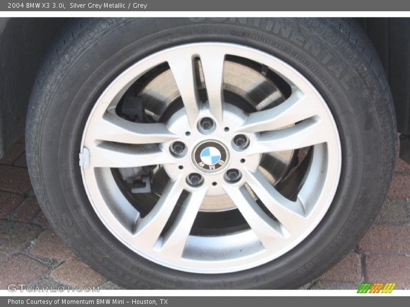 Silver Grey Metallic / Grey 2004 BMW X3 3.0i