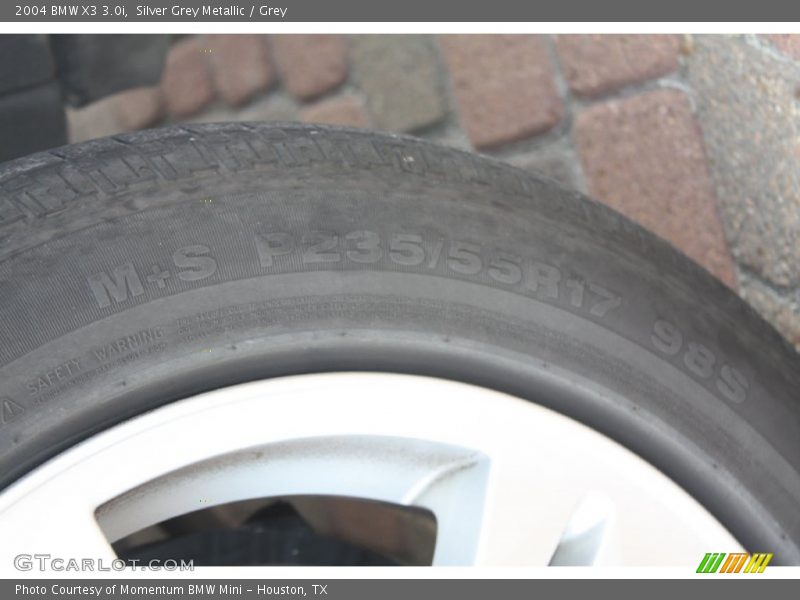 Silver Grey Metallic / Grey 2004 BMW X3 3.0i