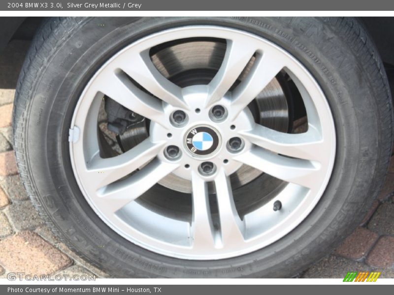 Silver Grey Metallic / Grey 2004 BMW X3 3.0i