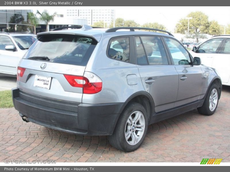 Silver Grey Metallic / Grey 2004 BMW X3 3.0i