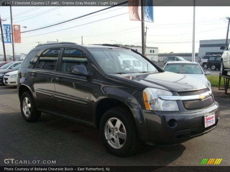 Granite Gray Metallic / Light Gray 2007 Chevrolet Equinox LT AWD