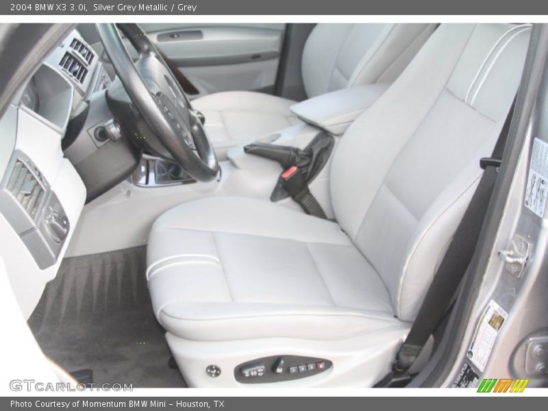 Silver Grey Metallic / Grey 2004 BMW X3 3.0i