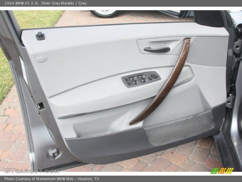 Silver Grey Metallic / Grey 2004 BMW X3 3.0i