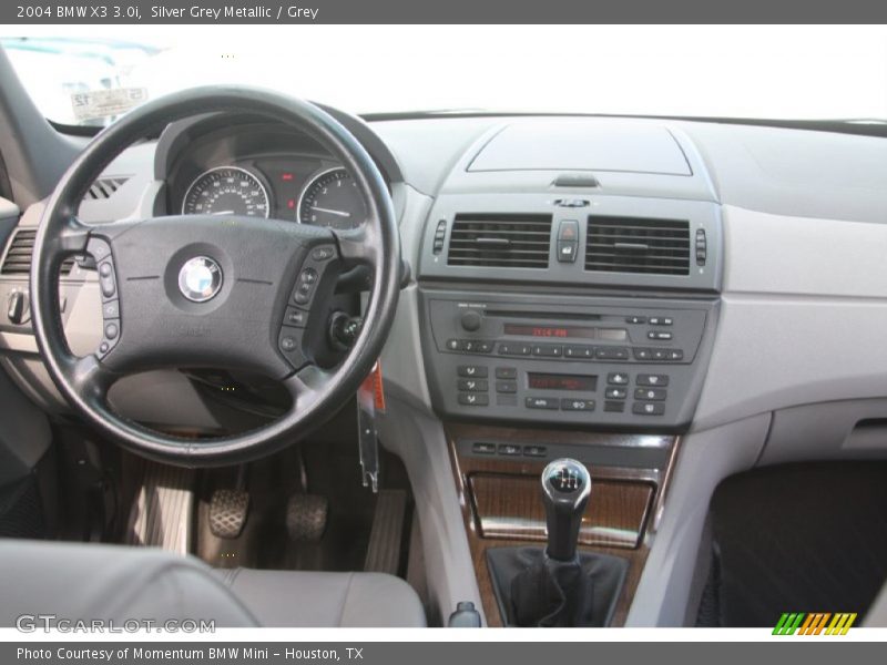 Silver Grey Metallic / Grey 2004 BMW X3 3.0i