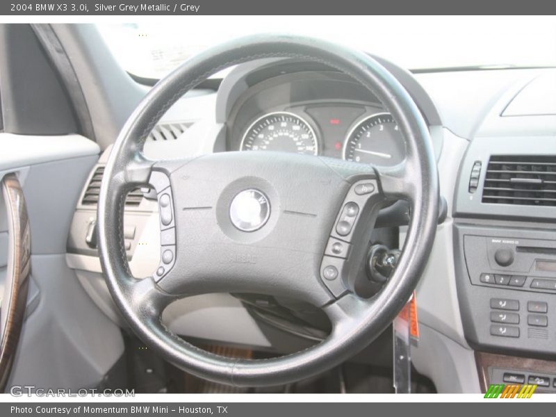 Silver Grey Metallic / Grey 2004 BMW X3 3.0i