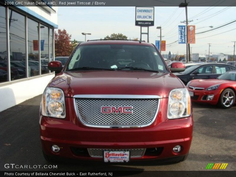 Red Jewel Tintcoat / Ebony 2008 GMC Yukon Denali AWD