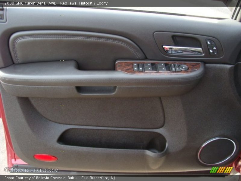 Red Jewel Tintcoat / Ebony 2008 GMC Yukon Denali AWD