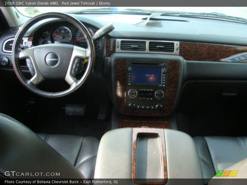Red Jewel Tintcoat / Ebony 2008 GMC Yukon Denali AWD