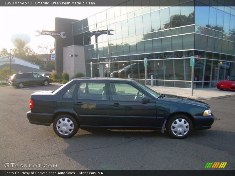 Emerald Green Pearl Metallic / Tan 1998 Volvo S70