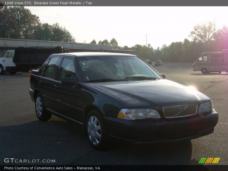 Emerald Green Pearl Metallic / Tan 1998 Volvo S70