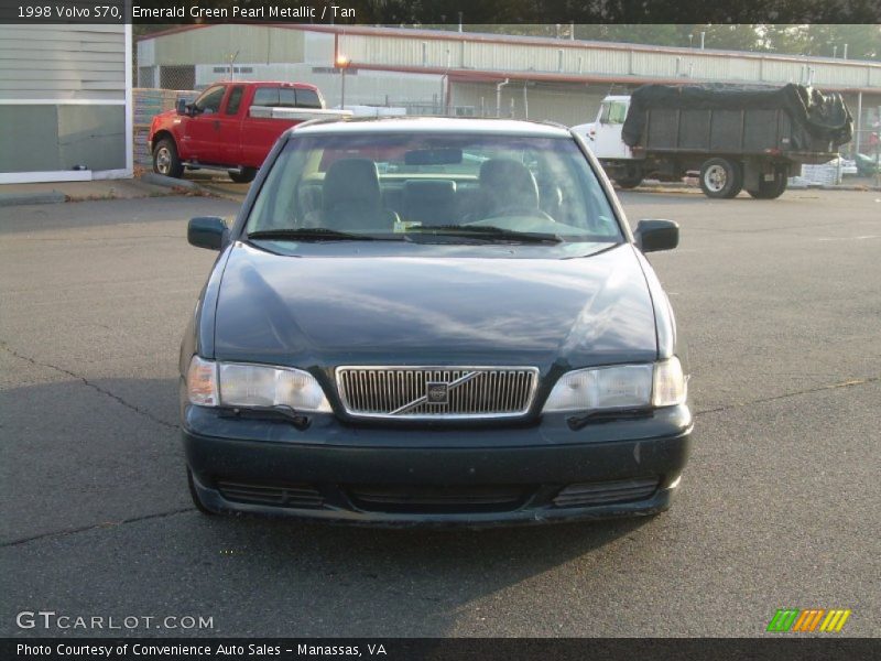 Emerald Green Pearl Metallic / Tan 1998 Volvo S70