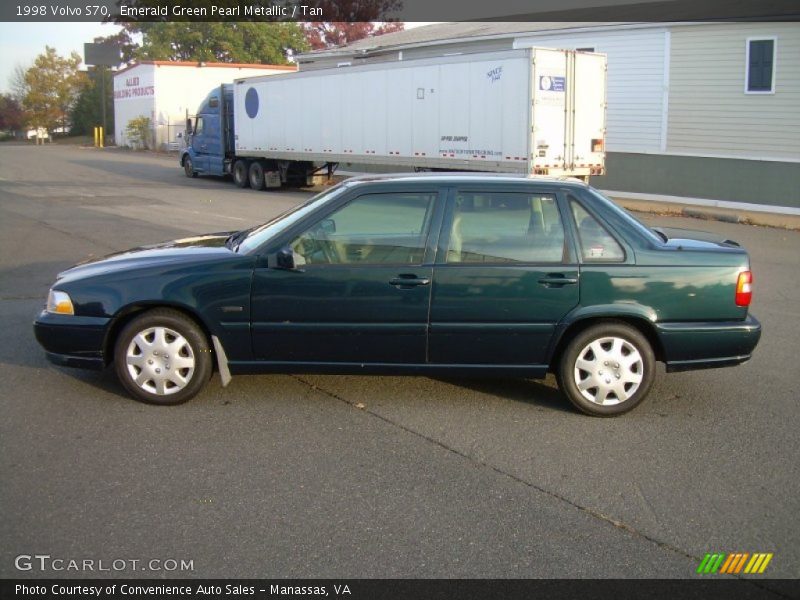 Emerald Green Pearl Metallic / Tan 1998 Volvo S70