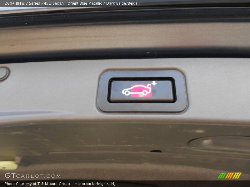 Orient Blue Metallic / Dark Beige/Beige III 2004 BMW 7 Series 745Li Sedan