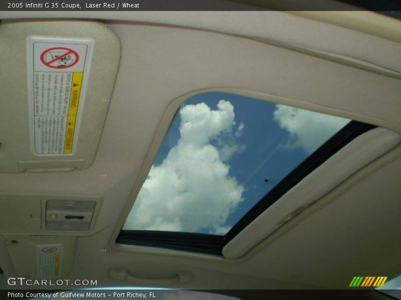Laser Red / Wheat 2005 Infiniti G 35 Coupe