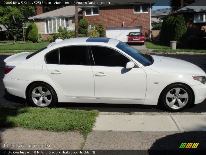 Alpine White / Auburn Dakota Leather 2006 BMW 5 Series 525i Sedan
