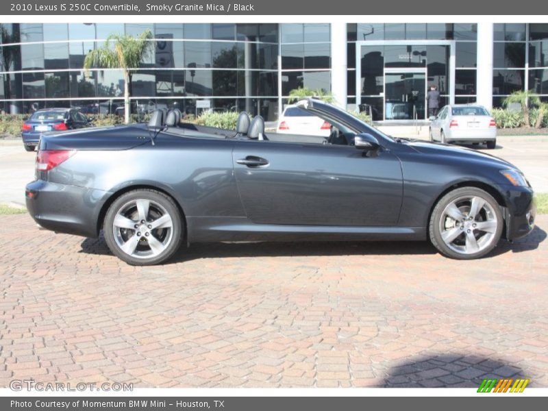 Smoky Granite Mica / Black 2010 Lexus IS 250C Convertible