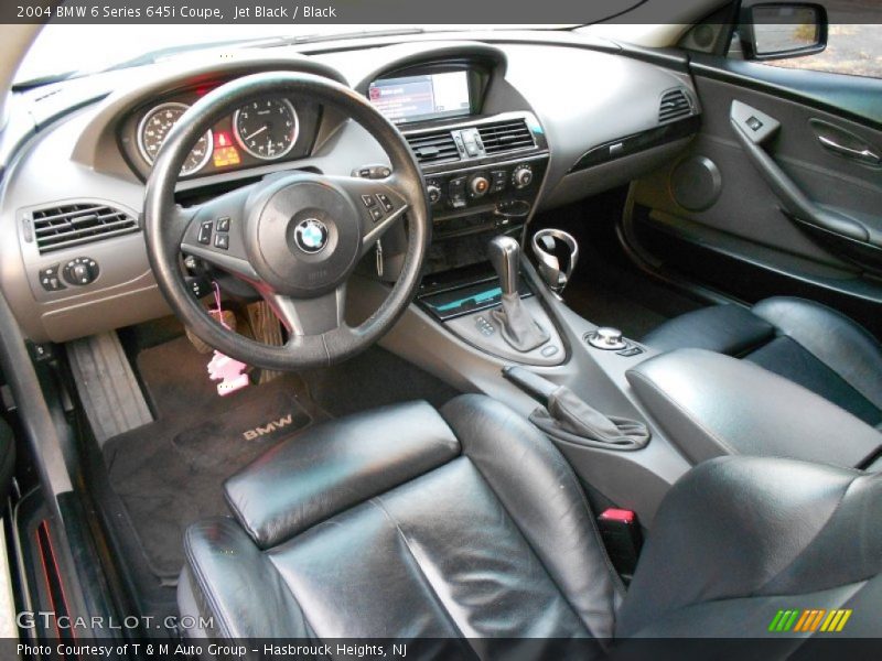 Black Interior - 2004 6 Series 645i Coupe 