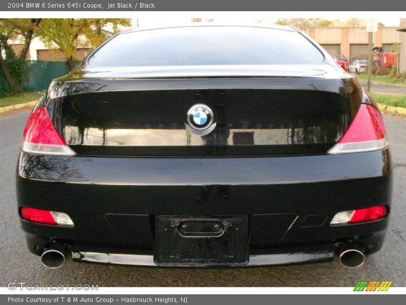 Jet Black / Black 2004 BMW 6 Series 645i Coupe