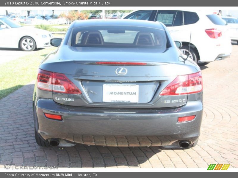 Smoky Granite Mica / Black 2010 Lexus IS 250C Convertible