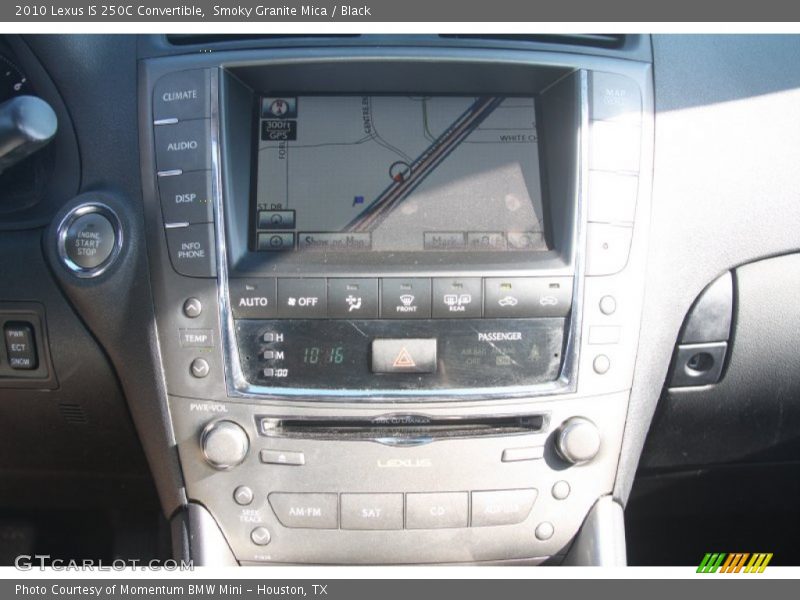 Smoky Granite Mica / Black 2010 Lexus IS 250C Convertible