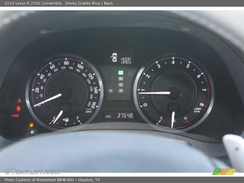  2010 IS 250C Convertible 250C Convertible Gauges