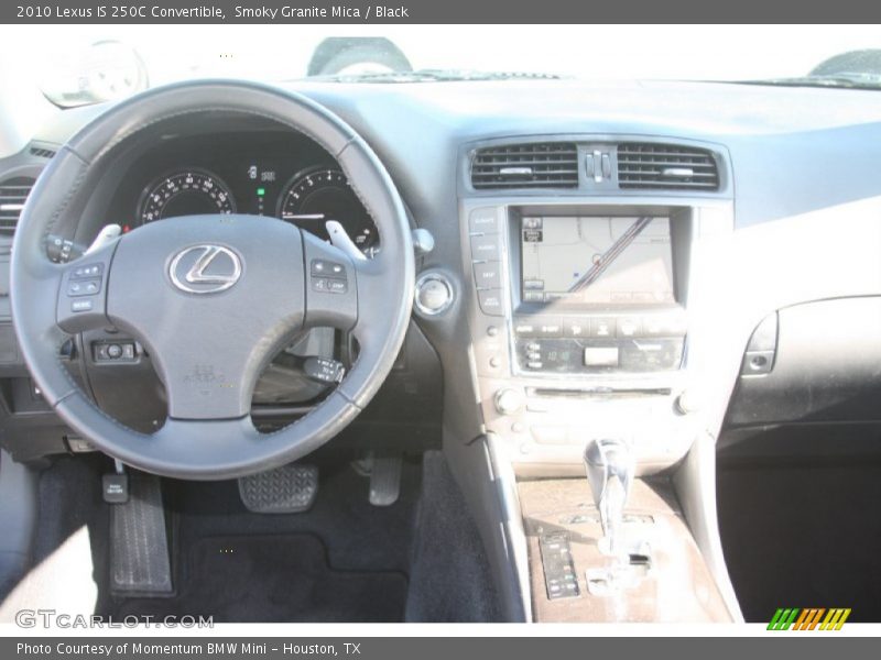 Smoky Granite Mica / Black 2010 Lexus IS 250C Convertible