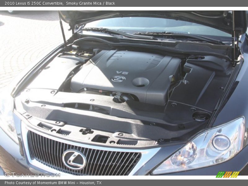 Smoky Granite Mica / Black 2010 Lexus IS 250C Convertible