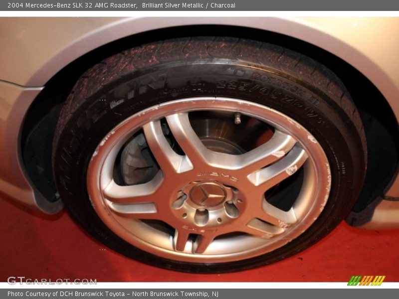 Brilliant Silver Metallic / Charcoal 2004 Mercedes-Benz SLK 32 AMG Roadster