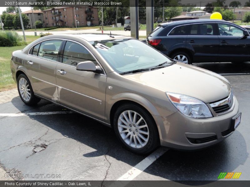 Bronzed Pewter Metallic / Morocco Brown 2007 Saturn Aura XR