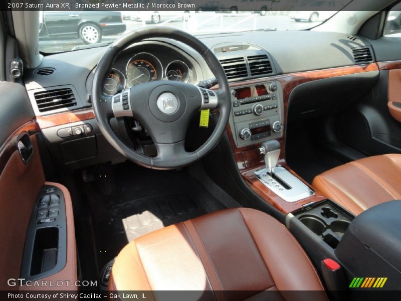 Bronzed Pewter Metallic / Morocco Brown 2007 Saturn Aura XR