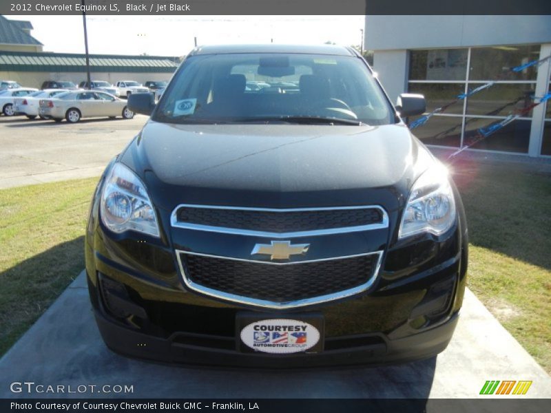 Black / Jet Black 2012 Chevrolet Equinox LS
