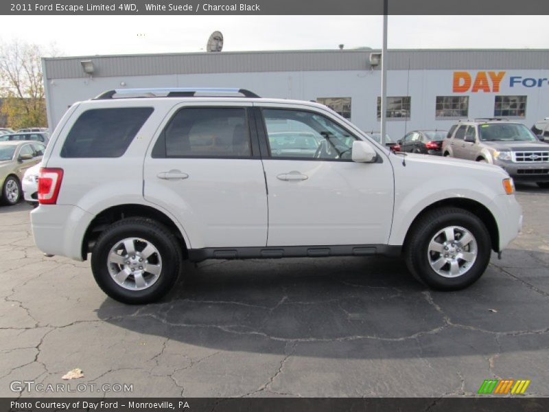 White Suede / Charcoal Black 2011 Ford Escape Limited 4WD