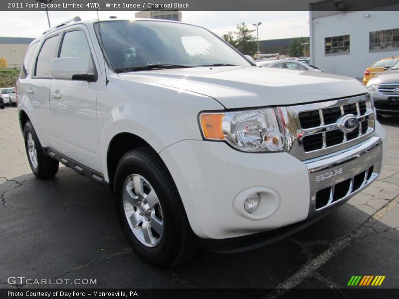White Suede / Charcoal Black 2011 Ford Escape Limited 4WD