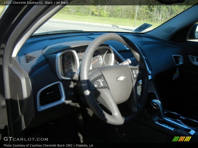 Black / Jet Black 2012 Chevrolet Equinox LS