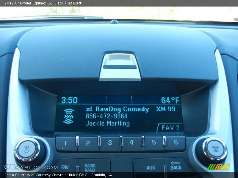 Black / Jet Black 2012 Chevrolet Equinox LS