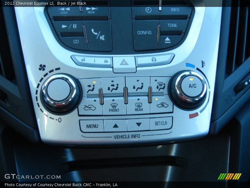 Black / Jet Black 2012 Chevrolet Equinox LS