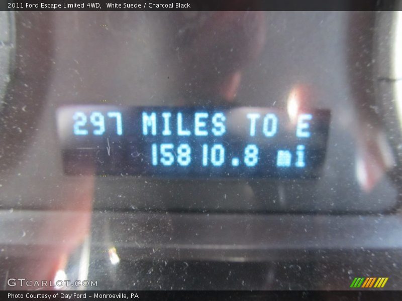 White Suede / Charcoal Black 2011 Ford Escape Limited 4WD