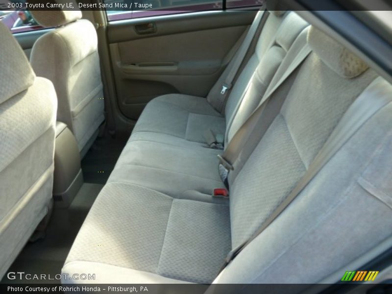 Desert Sand Mica / Taupe 2003 Toyota Camry LE