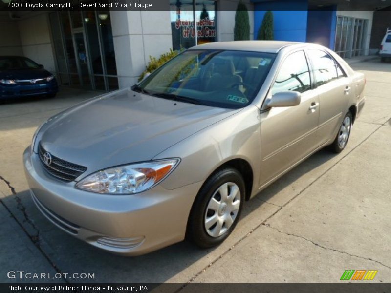 Desert Sand Mica / Taupe 2003 Toyota Camry LE