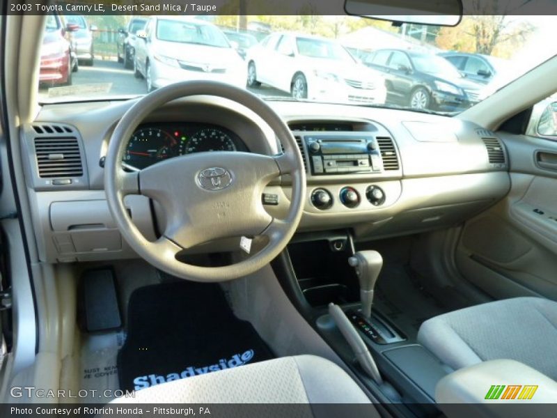 Desert Sand Mica / Taupe 2003 Toyota Camry LE