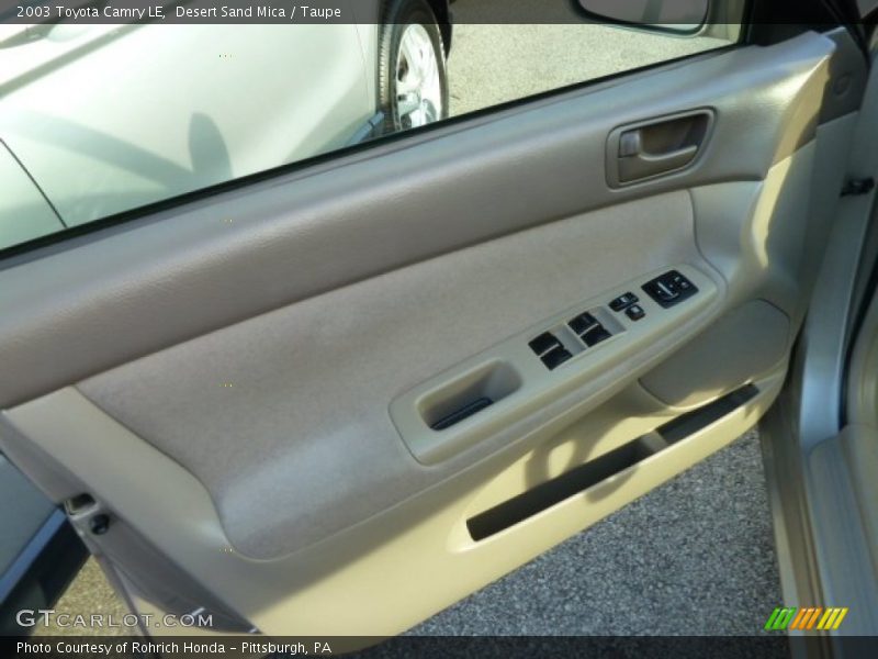 Desert Sand Mica / Taupe 2003 Toyota Camry LE