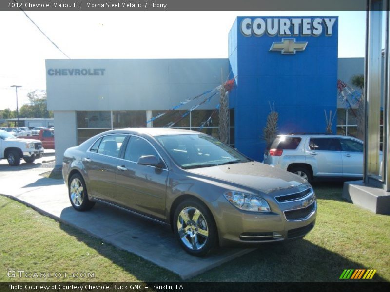 Mocha Steel Metallic / Ebony 2012 Chevrolet Malibu LT