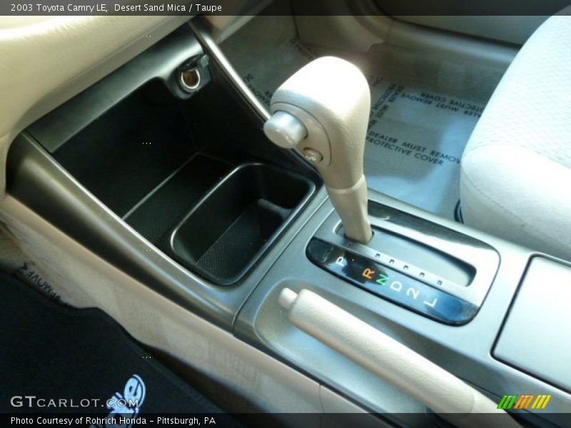 Desert Sand Mica / Taupe 2003 Toyota Camry LE