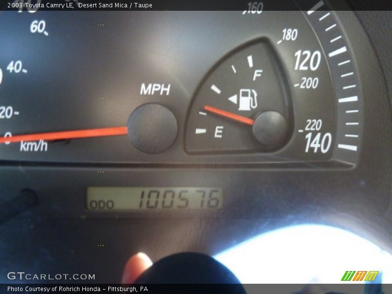 Desert Sand Mica / Taupe 2003 Toyota Camry LE