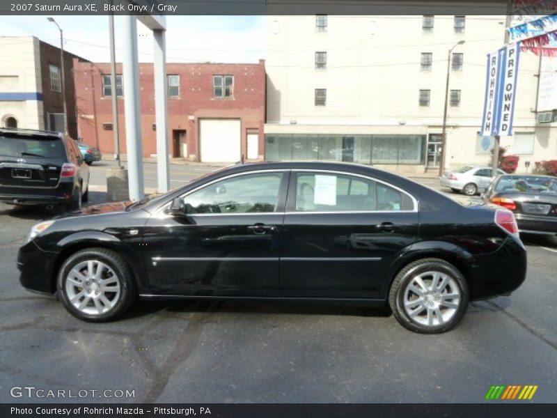 Black Onyx / Gray 2007 Saturn Aura XE