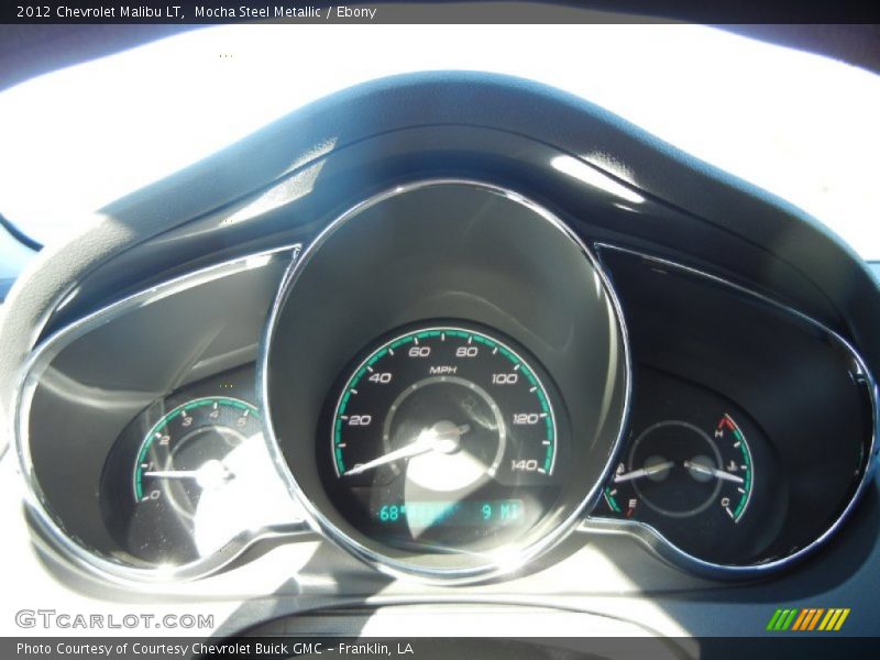 Mocha Steel Metallic / Ebony 2012 Chevrolet Malibu LT