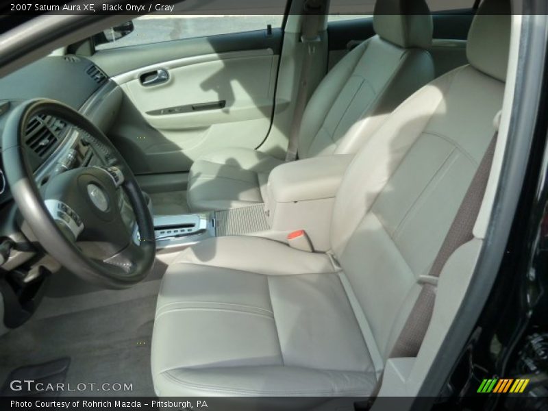 Black Onyx / Gray 2007 Saturn Aura XE