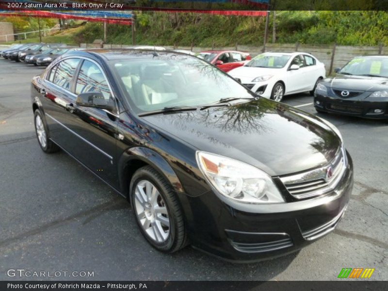 Black Onyx / Gray 2007 Saturn Aura XE