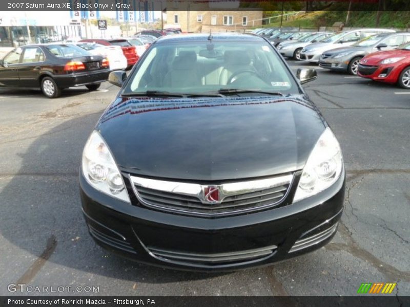 Black Onyx / Gray 2007 Saturn Aura XE
